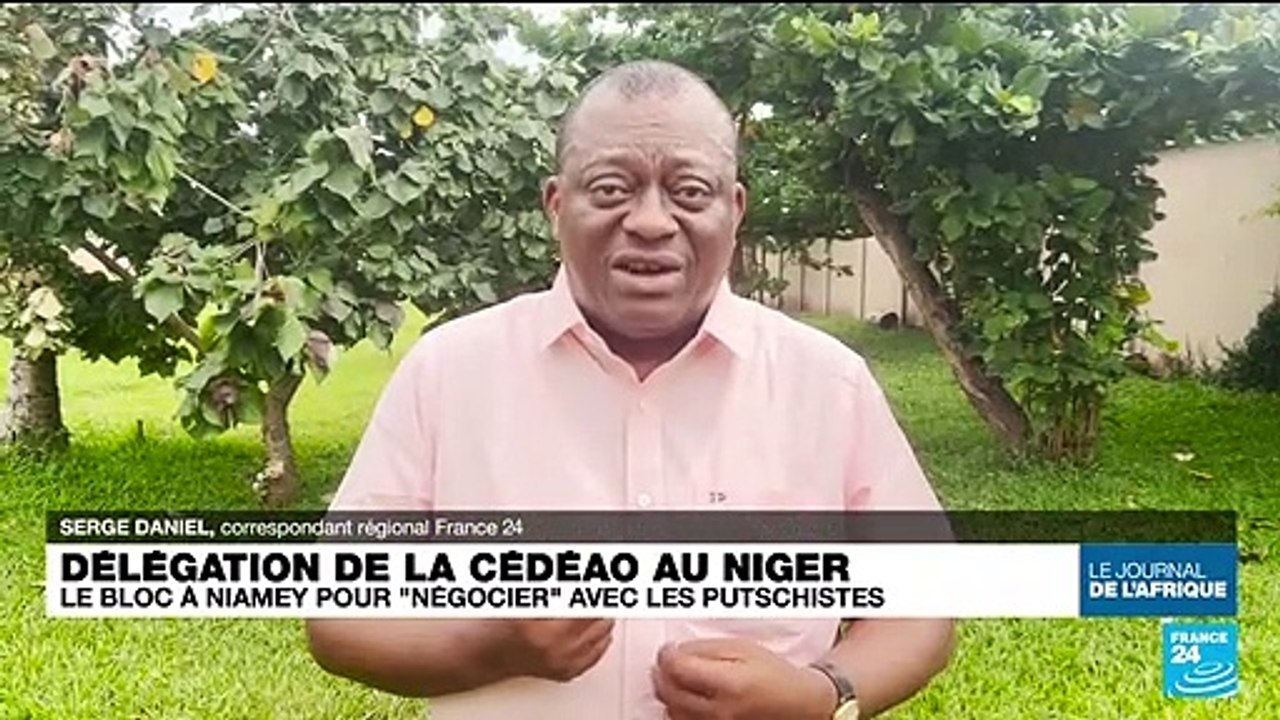 Niger : une délégation de la Cédéao est à Niamey pour "négocier" avec les putschistes