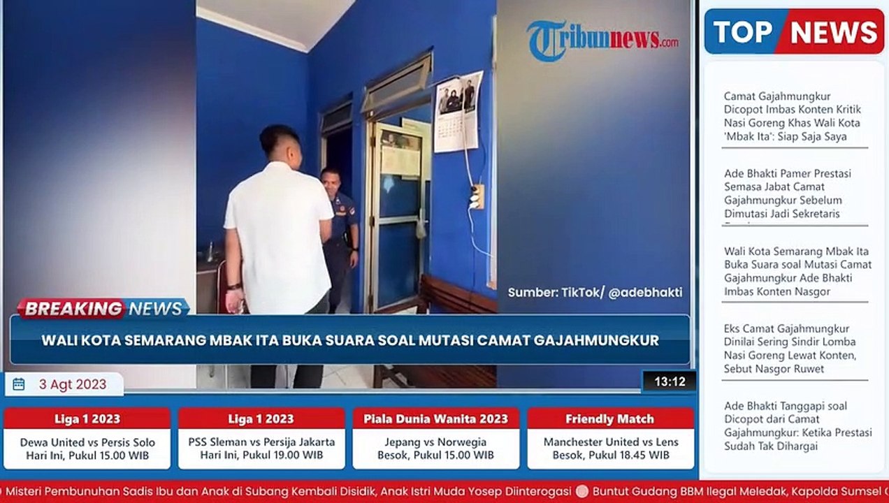 Wali Kota Semarang Mbak Ita Buka Suara soal Mutasi Camat Gajahmungkur Ade Bhakti Imbas Konten Nasgor