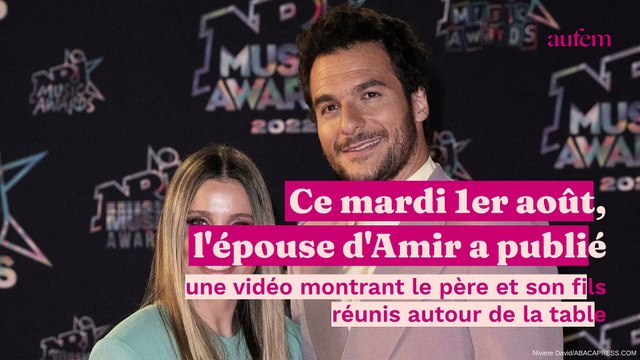 Amir : il partage une rare vidéo de son fils et fait fondre les internautes