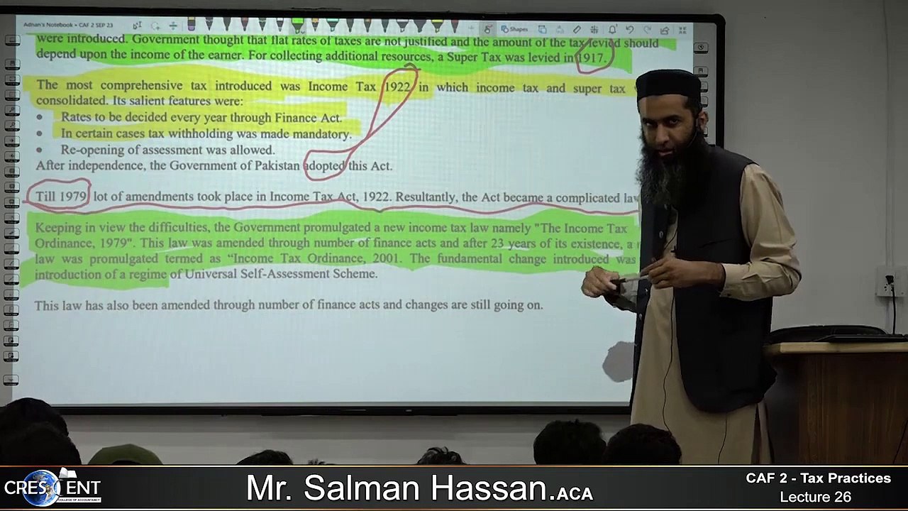 27.Tax Lecture 26 sep 23