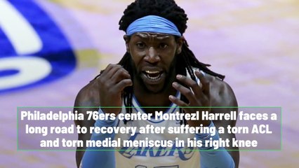 Philadelphia 76ers' Montrezl Harrell Has A Torn ACL