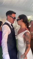 Estela, la novia tinerfeña a la que Feid dedicó una canción el día de su boda