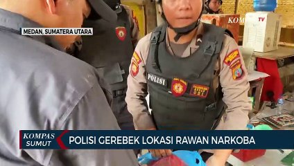 Descargar video: Polrestabes Medan Sita Sabu, Ekstasi, dan Ganja Saat Gerebek Kawasan Narkoba di Jermal