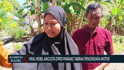 Viral Mobil Anggota DPRD Pinrang Pengendara Motor