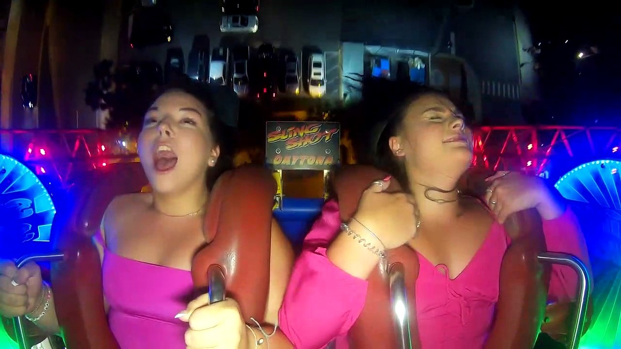 Girls Passing Out | Funny Slingshot Ride Compilation #7