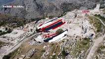 12 bin yıl öncesine kadar uzanan, UNESCO Dünya Miras Listesi'ne önerilen Sagalassos Antik Kenti'nde kazı başladı
