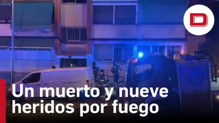 La Policía investiga si una vela ha podido causar el incendio de esta mañana en Hortaleza