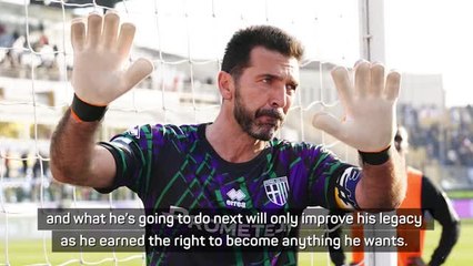 Download Video: Parma coach Pecchia bids farewell to Italian icon Buffon