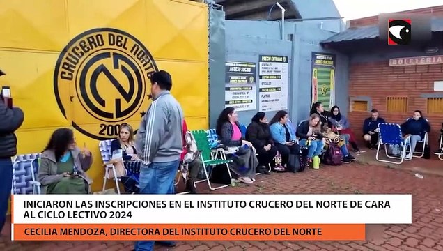 Iniciaron las inscripciones en el instituto crucero del norte de cara al ciclo lectivo 2024