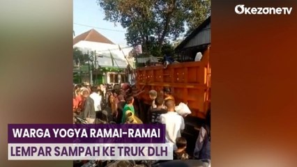 Download Video: Warga Yogya Ramai-Ramai Lempar Sampah ke Truk DLH yang Melintas