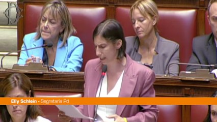 Schlein "La maggioranza volta le spalle a chi ha salari da fame"