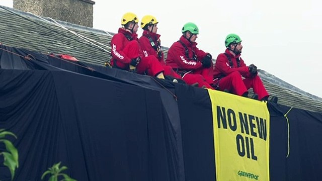 Activists scale PM’s house in protest against oil drilling
