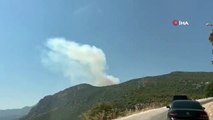 Antalya Kaş'ta orman yangını başladı