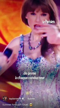 Taylor Swift offre 100 000 dollars de prime à chaque conducteur de camion de sa tournée