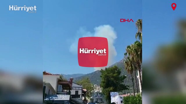 Antalya'nın Kaş ilçesinde orman yangını