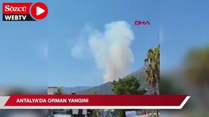 Antalya'da orman yangını