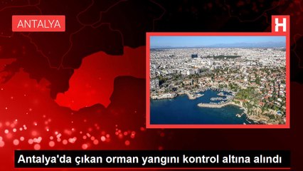Antalya'da çıkan orman yangını kontrol altına alındı