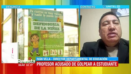 Dirección de Educación anuncia proceso disciplinario contra profesor que golpeó a un estudiante