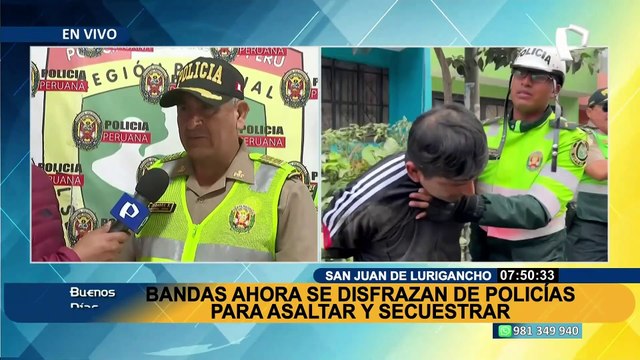 'Los Ecos de Canto Rey': detienen a sujetos que fingían ser policías y secuestraron a familia en SJL