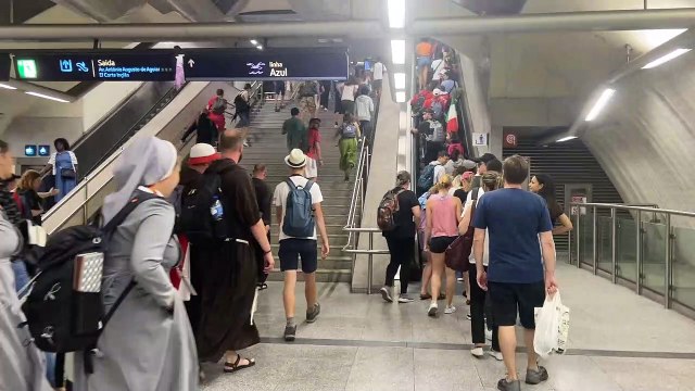 JMJ : Ambiance sur le chemin du rassemblement