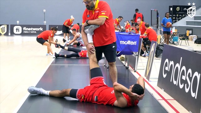 La selección española de baloncesto se prepara para el Mundial