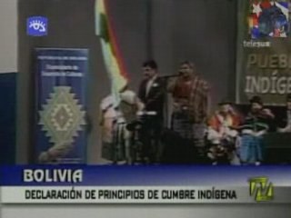Bolivia Evo Morales and La tribu Celebra By BurronAzul.net