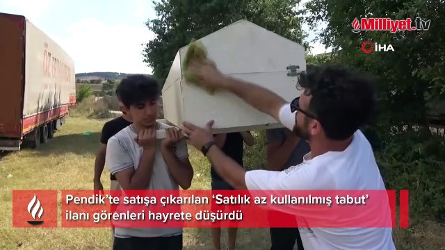 İlanı görenler şaşkına döndü! 'Sahibinden satılık az kullanılmış tabut'