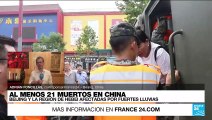 Informe desde Beijing: finalizaron las fuertes lluvias en China por el paso del tifón Doksuri