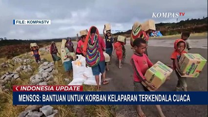 Mensos Risma Ungkap 17 Ton Bantuan untuk Korban Kelaparan di Kabupaten Puncak Terkendala Cuaca