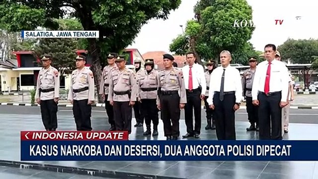 Akibat Kasus Narkoba dan Desersi, 2 Anggota Polisi Polres Salatiga Dipecat Tidak Hormat