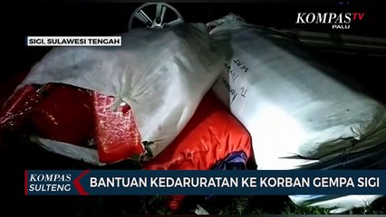 Bantuan Kedaruratan ke Korban Gempa Sigi