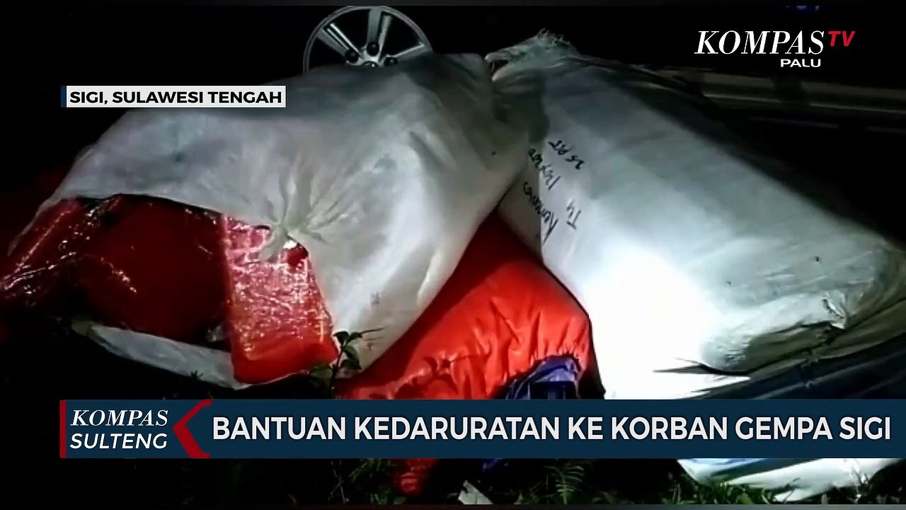 Bantuan Kedaruratan ke Korban Gempa Sigi