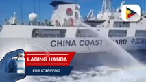 Panibagong agresibong aksyon ng China Coast Guard malapit sa Ayungin Shoal, mariing kinondena