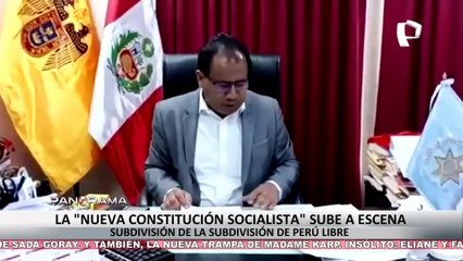 La “Nueva Constitución Socialista” sube a escena: subdivisión de la subdivisión de Perú Libre