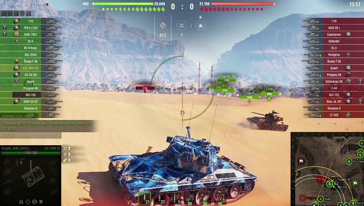 [ wot ] ALTPROTO AMX 30 驚艷操作！ | 6 kills 6.5k dmg | world of tanks |  @pewgun77 ​