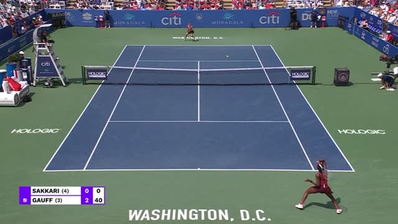 Highlights: Gauff gewinnt ATP-Turnier in Washington