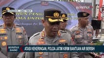 9 Kota di Jatim Berstatus Waspada Kekeringan, Polda Jatim Kirim Bantuan Air Bersih