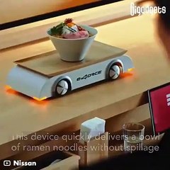 Nissan self driving server tray car #shorts #viral #shortsvideo #video #innovationhub
