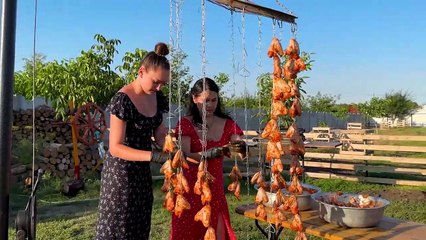 199 Куриных Крылышек Зажаренные в Подземном Тандыре! Невероятное блаженство вкуса