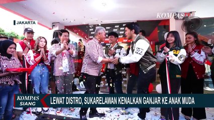 Sukarelawan Kenalkan Ganjar ke Anak Muda dan dukung Ekonomi Kreatif Lewat Dirikan Distro