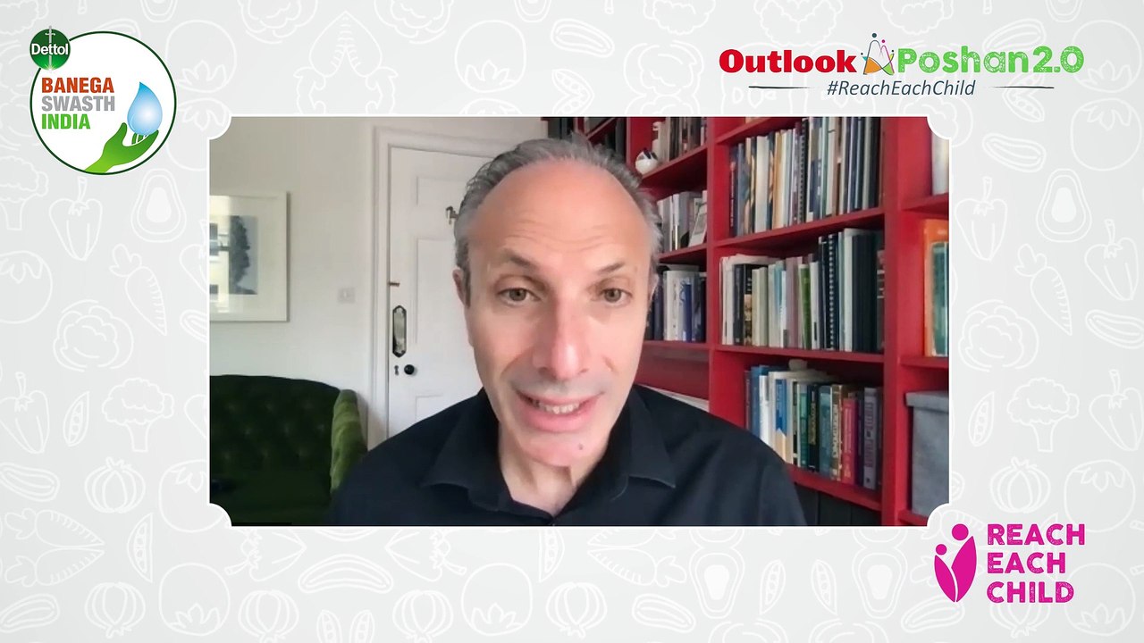 Dr. Lawrence Haddad on Outlook Poshan 2.0 #ReachEachChild initiative launched by Outlook and Reckitt