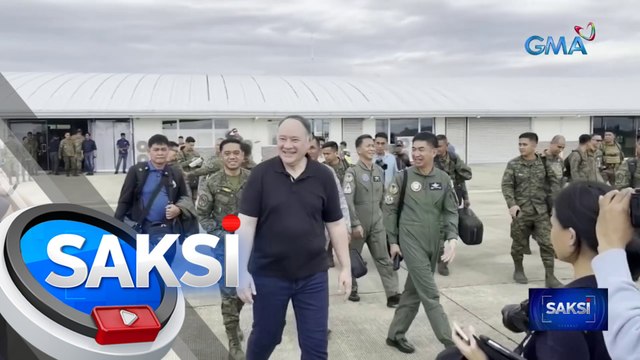 Defense Sec. Teodoro at AFP chief of staff Gen. Brawner Jr., binisita ang pagtatayuan ng pasilidad ng EDCA sa Cagayan | Saksi