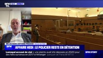 Policier maintenu en détention: 