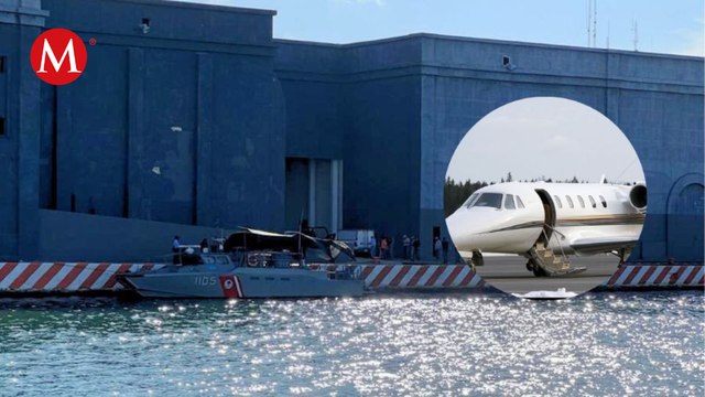 Recuperan restos humanos de presuntos ocupantes de la aeronave que se desplomó en Veracruz