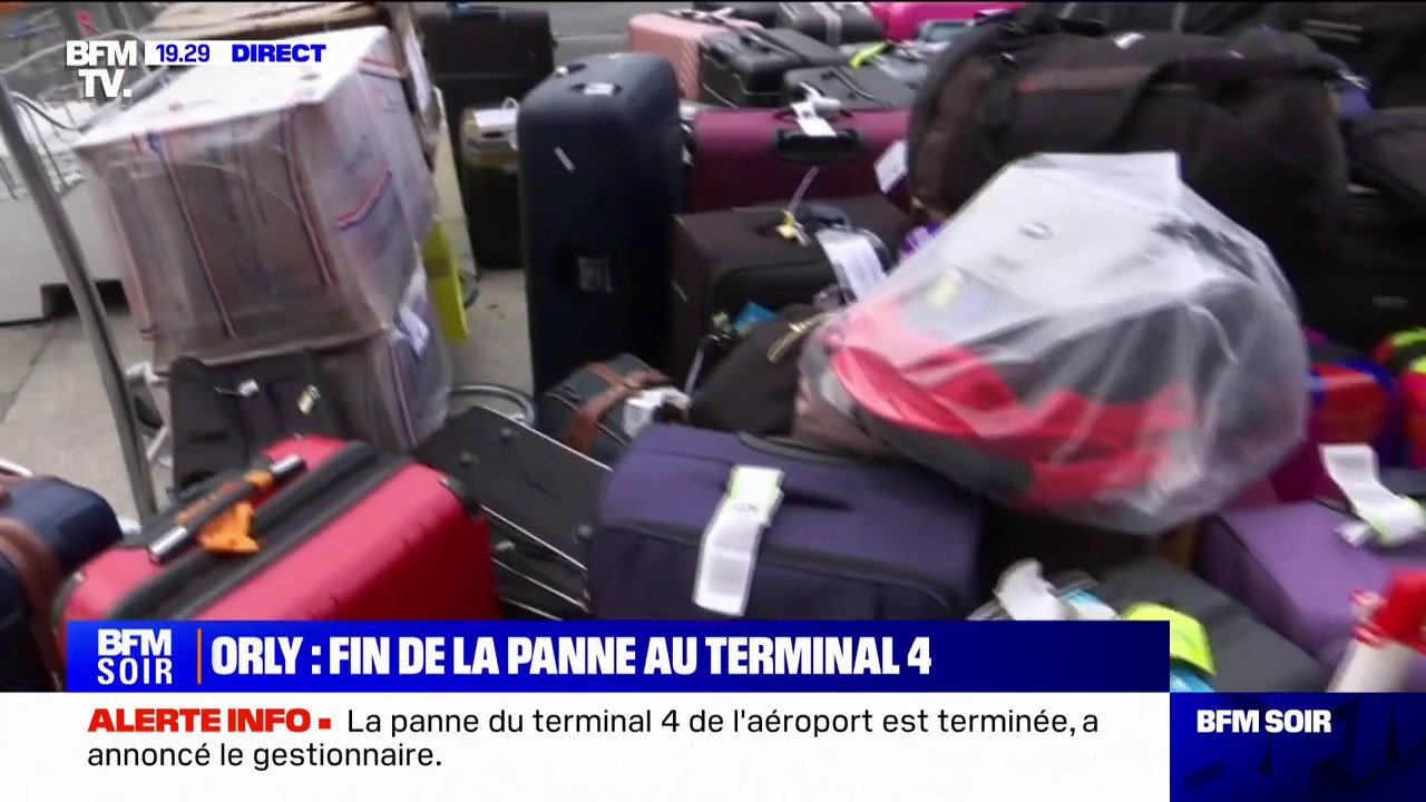 Retards à l'aéroport d'Orly: la panne du système de traitement des bagages au terminal 4 est terminée