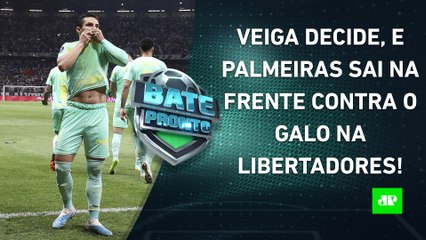 Palmeiras VENCE o Atlético-MG nas OITAVAS da Libertadores; Flamengo JOGA HOJE! | BATE PRONTO