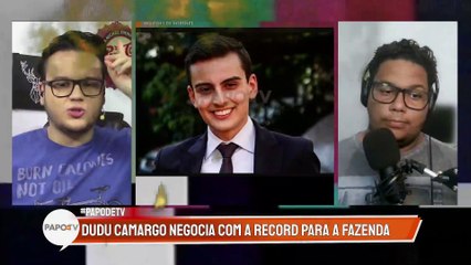 DUDU CAMARGO DECIDE O QUE FARÁ DA VIDA e DETALHE EXPLODE A WEB