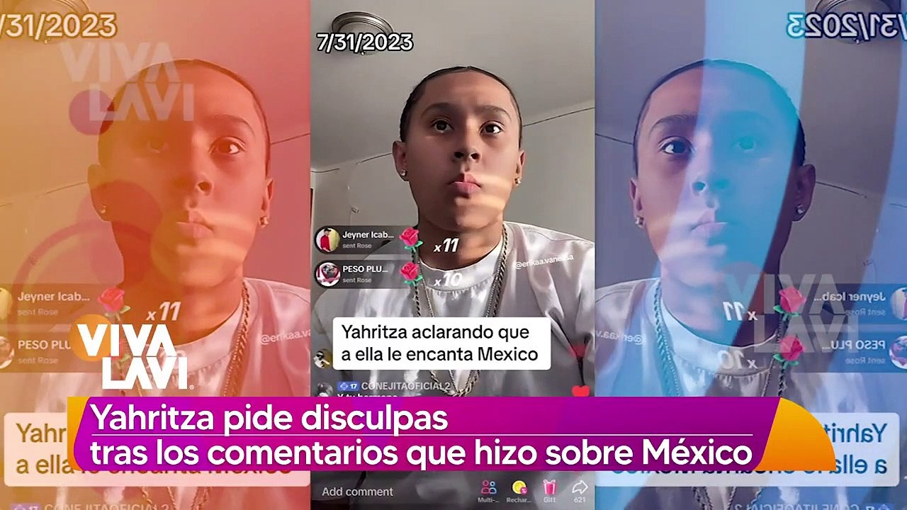 Yahritza se disculpa tras confesar que no le gusta México