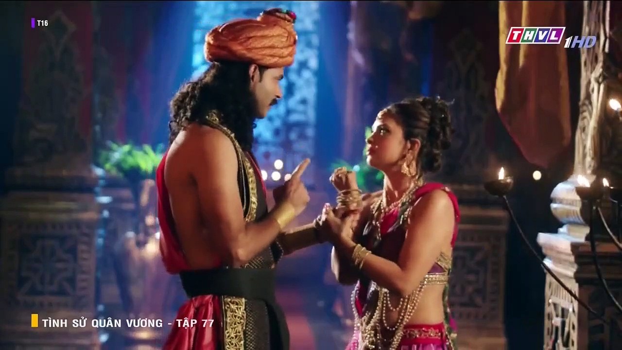 tình sử quân vương tập 77 - THVL1 lồng tiếng - phim ấn độ - xem phim tinh su quan vuong tap 78