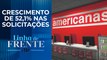 Brasil vê disparada nos pedidos de recuperação judicial de empresas; bancada opina | LINHA DE FRENTE